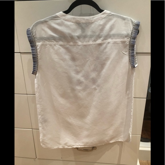 J Crew embroidered tunic top size 0 - Picture 2 of 3